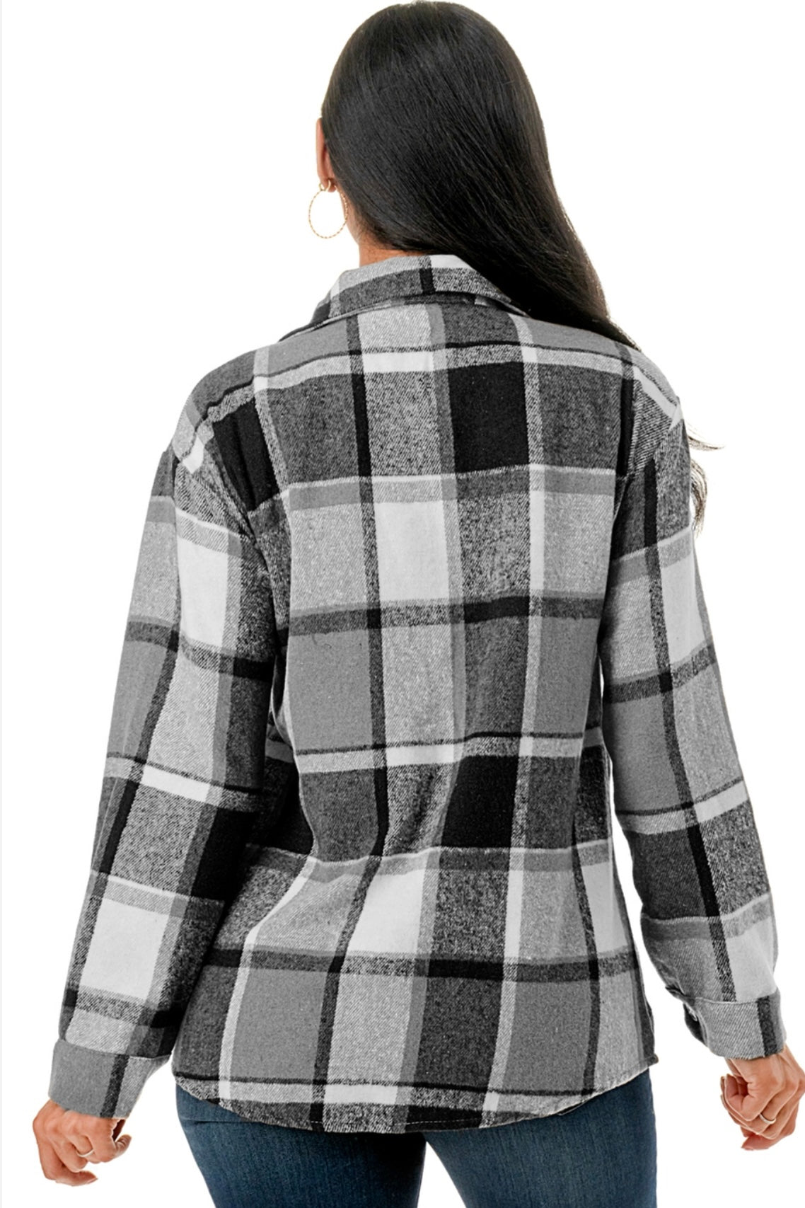 PLAID FLANNEL SHACKET