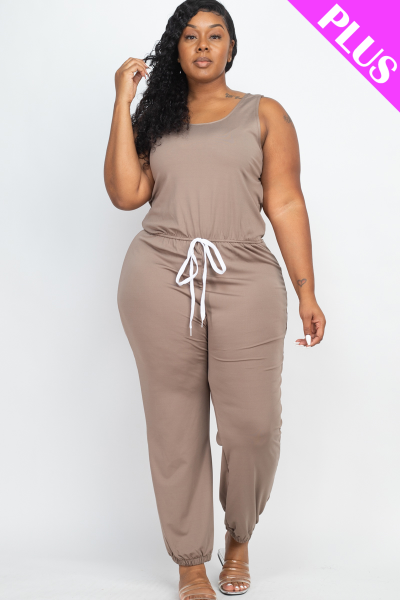 PLUS ELASTICIZED WAIST JOGGER